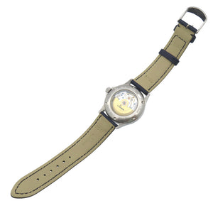 新品同様 ジン 自動巻き 556.I.B 腕時計 ステンレススチール/レザー ブルー 0120【中古】Sinn メンズ
