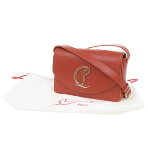 新品同様 クリスチャンルブタン Loubi54 レザー レッド ショルダーバッグ 赤 0292【中古】Christian Louboutin