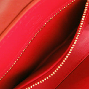 新品同様 クリスチャンルブタン Loubi54 レザー レッド ショルダーバッグ 赤 0292【中古】Christian Louboutin