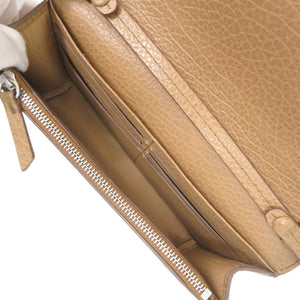美品 メゾン マルジェラ 4ステッチ SA3UI0008 レザー ブラウン チェーンウォレット ショルダーバッグ 茶 0300【中古】Maison Margiela