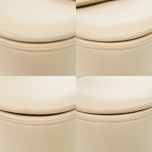 美品 ジルサンダー コイン バッグ ミディアム レザー ライトベージュ ショルダーバッグ 0301【中古】JIL SANDER