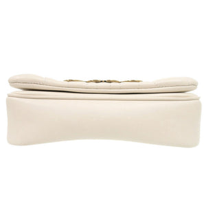 未使用 アレキサンダーマックイーン The Seal シール ミニ レザー アイボリー チェーンショルダー ショルダーバッグ 0302【中古】Alexander McQueen