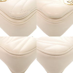 未使用 アレキサンダーマックイーン The Seal シール ミニ レザー アイボリー チェーンショルダー ショルダーバッグ 0302【中古】Alexander McQueen