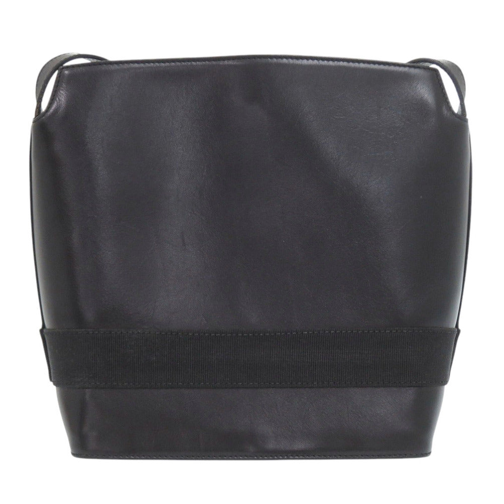 サルヴァトーレフェラガモ AQ214780 レザー ブラック ショルダーバッグ 黒 0346【中古】Salvatore Ferragamo