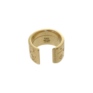 美品 ルイ ヴィトン ナノグラム イヤーカフ セット M01366 メタル ゴールド シルバー イヤリング LV 0373【中古】LOUIS VUITTON