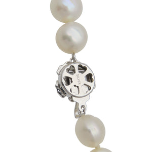 高島屋 淡水パール 10.5mm ネックレス パール/シルバー パールホワイト 0405【中古】 アクセサリー
