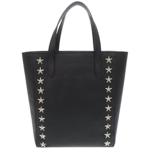 美品 ジミーチュウ ペガシ スタースタッズ WXXTBD レザー ブラック ハンドバッグ 2WAY ショルダーバッグ 黒 0408【中古】JIMMY CHOO