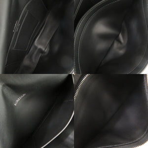 美品 バーバリー オリンピア レザー オレンジ/ブラック ショルダーバッグ 0420【中古】BURBERRY