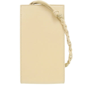 新品同様 ジルサンダー タングル フォンケース J25VL0005 レザー イエロー ショルダーバッグ 黄 0441【中古】JIL SANDER