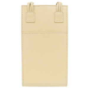 新品同様 ジルサンダー タングル フォンケース J25VL0005 レザー イエロー ショルダーバッグ 黄 0441【中古】JIL SANDER