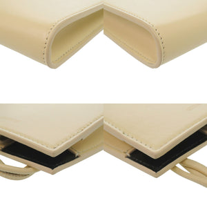 新品同様 ジルサンダー タングル フォンケース J25VL0005 レザー イエロー ショルダーバッグ 黄 0441【中古】JIL SANDER