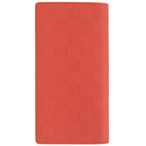美品 ルイ ヴィトン ポルトフォイユ ブラザ ダミエ アンフィニ N63011 レッド 長財布 赤 LV 0488【中古】LOUIS VUITTON メンズ