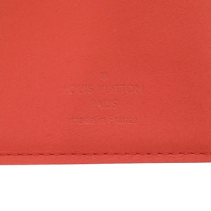 美品 ルイ ヴィトン ポルトフォイユ ブラザ ダミエ アンフィニ N63011 レッド 長財布 赤 LV 0488【中古】LOUIS VUITTON メンズ