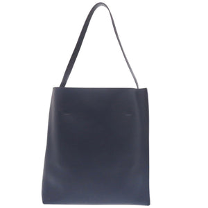 美品 マルニ Museoミディアムホーボーバッグ レザー ネイビー トートバッグ 0493【中古】MARNI