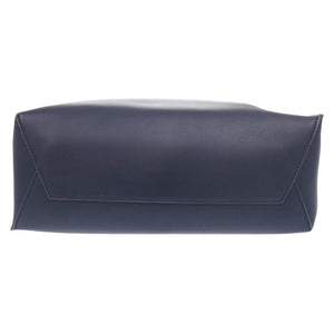 美品 マルニ Museoミディアムホーボーバッグ レザー ネイビー トートバッグ 0493【中古】MARNI