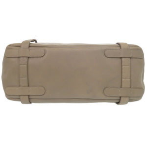 デルボー サンジェルマン 2WAY レザー グレージュ ハンドバッグ 0542【中古】DELVAUX