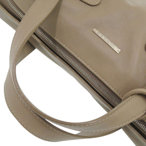 デルボー サンジェルマン 2WAY レザー グレージュ ハンドバッグ 0542【中古】DELVAUX