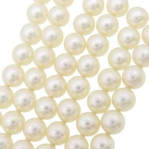 新品同様 アコヤ真珠 7-7.5mm ロング ネックレス 128cm あこやパール パールホワイト 0553【中古】 レディース