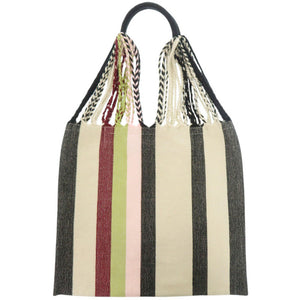 マルニ ハンモックバッグ ロゴ ベージュ トートバッグ 0569【中古】MARNI