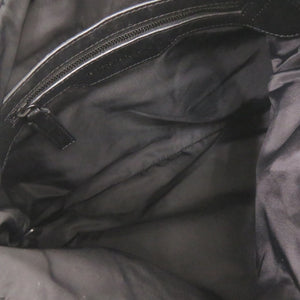 バーバリー チェック柄 ナイロン レザー ブラック ワンショルダー ショルダーバッグ 黒 0643【中古】BURBERRY