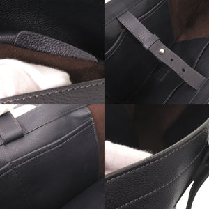 美品 ダンヒル チルターン レザー ネイビー トートバッグ 0644【中古】Dunhill