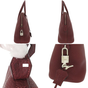 美品 エルメス
 ボリード31 ハンドバッグ
 トリヨンクレマンス ルージュアッシュ □M刻印 0656
【中古】HERMES レディース