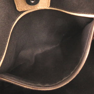美品 イヴ サンローラン ヴィンテージ モンバサ レザー ベージュ ワンショルダー ショルダーバッグ 0693【中古】YVES SAINT LAURENT