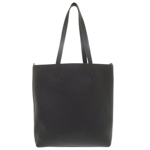 新品同様 ヴェルサーチ 2WAY レザー ブラック トートバッグ 黒 0710【中古】VERSACE