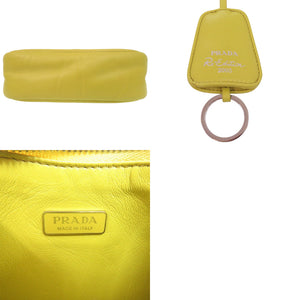 美品 プラダ
 Re-Edition 2005 1BH204 2DYI ショルダーバッグ
 レザー/パテッドナッパレザー イエロー 0822
【中古】PRADA レディース