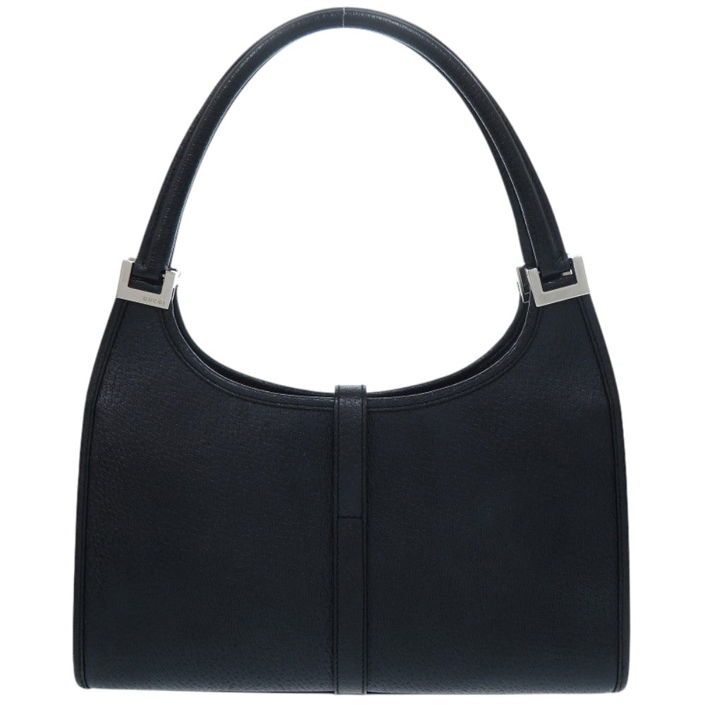 グッチ ジャッキー 0021068 レザー ブラック ハンドバッグ 黒 0829【中古】GUCCI