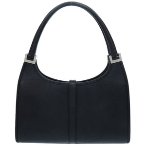グッチ ジャッキー 0021068 レザー ブラック ハンドバッグ 黒 0829【中古】GUCCI