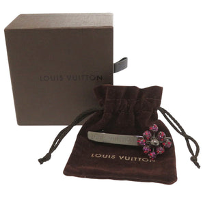新品同様 ルイ ヴィトン ミルエウンヌニュイ M65686 バレッタ ラインストーン メタル シルバー LV 0928【中古】LOUIS VUITTON