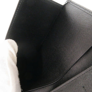 美品 ルイ ヴィトン ポルト バルール カルト クレディ タイガ M30392 ブラック 長財布 札入れ 黒 LV 0934【中古】LOUIS VUITTON メンズ