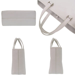 美品 バレンシアガ スモールショッパー BBシグネチャー 702699 PVC ホワイト ハンドバッグ 2WAY ショルダーバッグ 白 1004【中古】BALENCIAGA