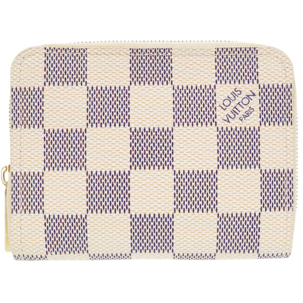 ルイ ヴィトン ジッピーコインパース ダミエ アズール N63069 ホワイト コインケース 財布 LV 1240【中古】LOUIS VUITTON