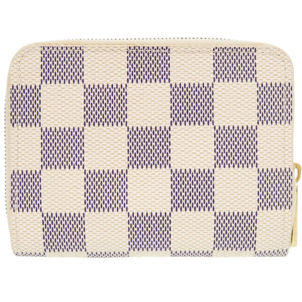 ルイ ヴィトン ジッピーコインパース ダミエ アズール N63069 ホワイト コインケース 財布 LV 1240【中古】LOUIS VUITTON
