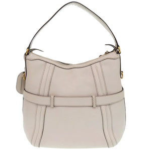 グッチ GGランニングホーボー 247185 レザー ホワイト ワンショルダーバッグ 白 1267【中古】GUCCI
