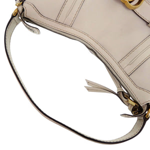 グッチ GGランニングホーボー 247185 レザー ホワイト ワンショルダーバッグ 白 1267【中古】GUCCI