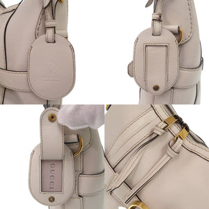 グッチ GGランニングホーボー 247185 レザー ホワイト ワンショルダーバッグ 白 1267【中古】GUCCI