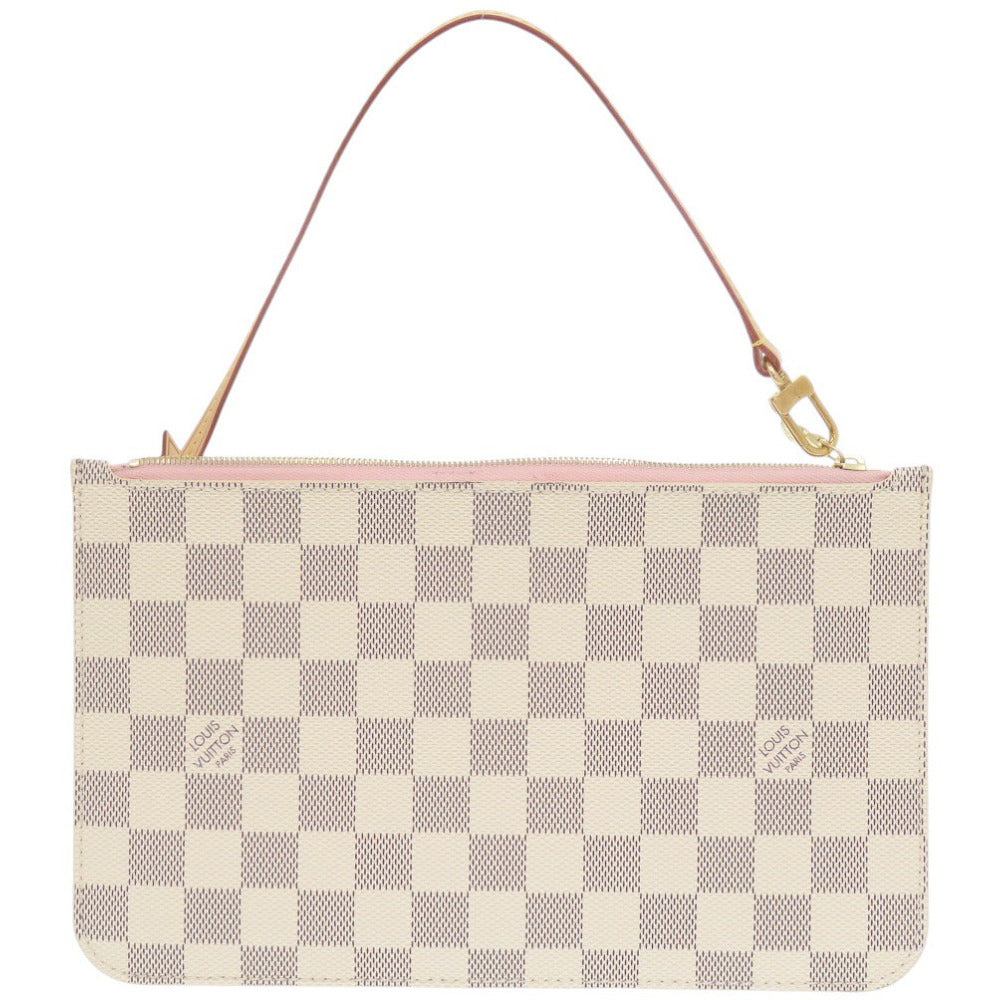美品 ルイ ヴィトン ネヴァーフルポーチ MM/GM用 ダミエアズール ローズバレリーヌ ポーチ LV 1281【中古】LOUIS VUITTON