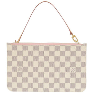 美品 ルイ ヴィトン ネヴァーフルポーチ MM/GM用 ダミエアズール ローズバレリーヌ ポーチ LV 1281【中古】LOUIS VUITTON