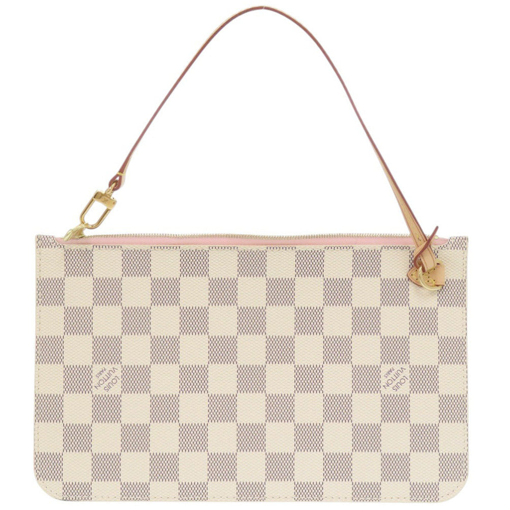 美品 ルイ ヴィトン ネヴァーフルポーチ MM/GM用 ダミエアズール ローズバレリーヌ ポーチ LV 1281【中古】LOUIS VUITTON