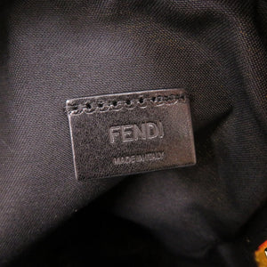 美品 フェンディ バゲット フォンポーチ 7AS056 ナイロン イエロー ショルダーバッグ 1373【中古】FENDI