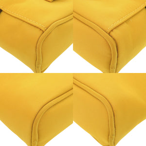 美品 フェンディ バゲット フォンポーチ 7AS056 ナイロン イエロー ショルダーバッグ 1373【中古】FENDI