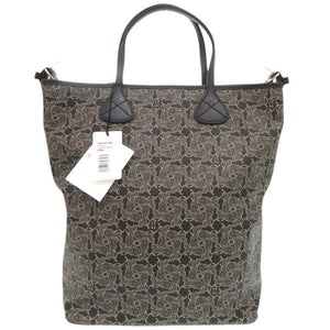 セリーヌ サルキー PVC レザー ブラック 2WAY トートバッグ 1457【中古】CELINE