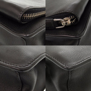 プラダ VR0051 レザー ブラック クラッチバッグ セカンドバッグ 黒 1507【中古】PRADA メンズ