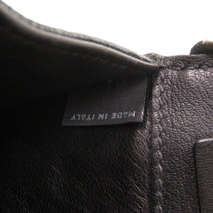 プラダ VR0051 レザー ブラック クラッチバッグ セカンドバッグ 黒 1507【中古】PRADA メンズ