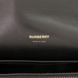 美品 バーバリー チェック柄 ナイロン レザー レッド ブラック ホワイト ショルダーバッグ 1579【中古】BURBERRY