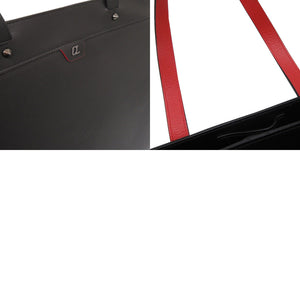 新品同様 クリスチャンルブタン ルイストート 1225141 レザー ブラック レッド 2WAY トートバッグ 0376【中古】Christian Louboutin