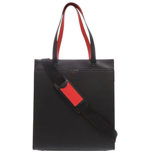 新品同様 クリスチャンルブタン ルイストート 1225141 レザー ブラック レッド 2WAY トートバッグ 0376【中古】Christian Louboutin